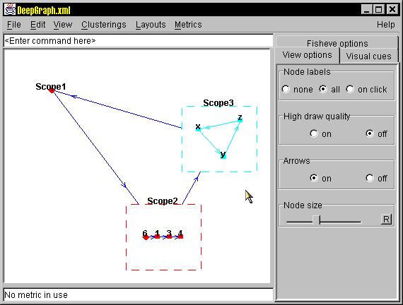 Image of a subgraph using class visuals